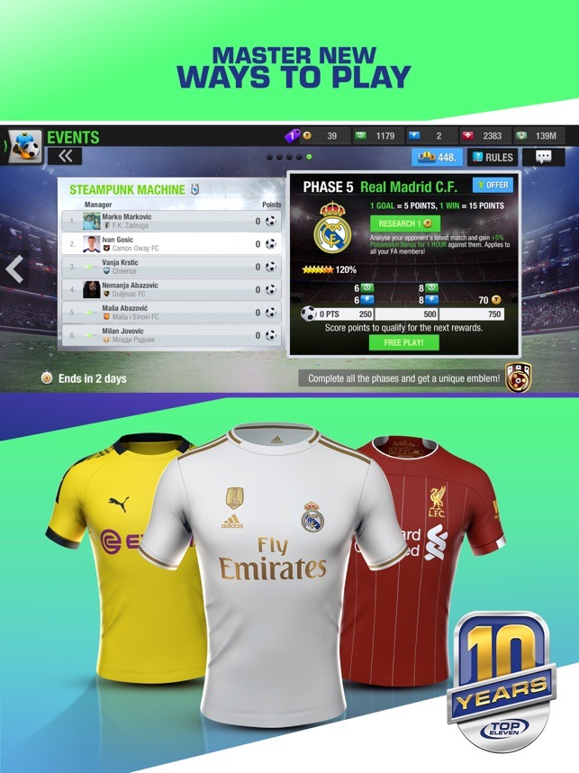 top eleven football manager