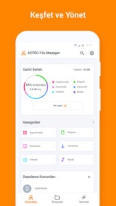 astro file manager android dosya yöneticisi